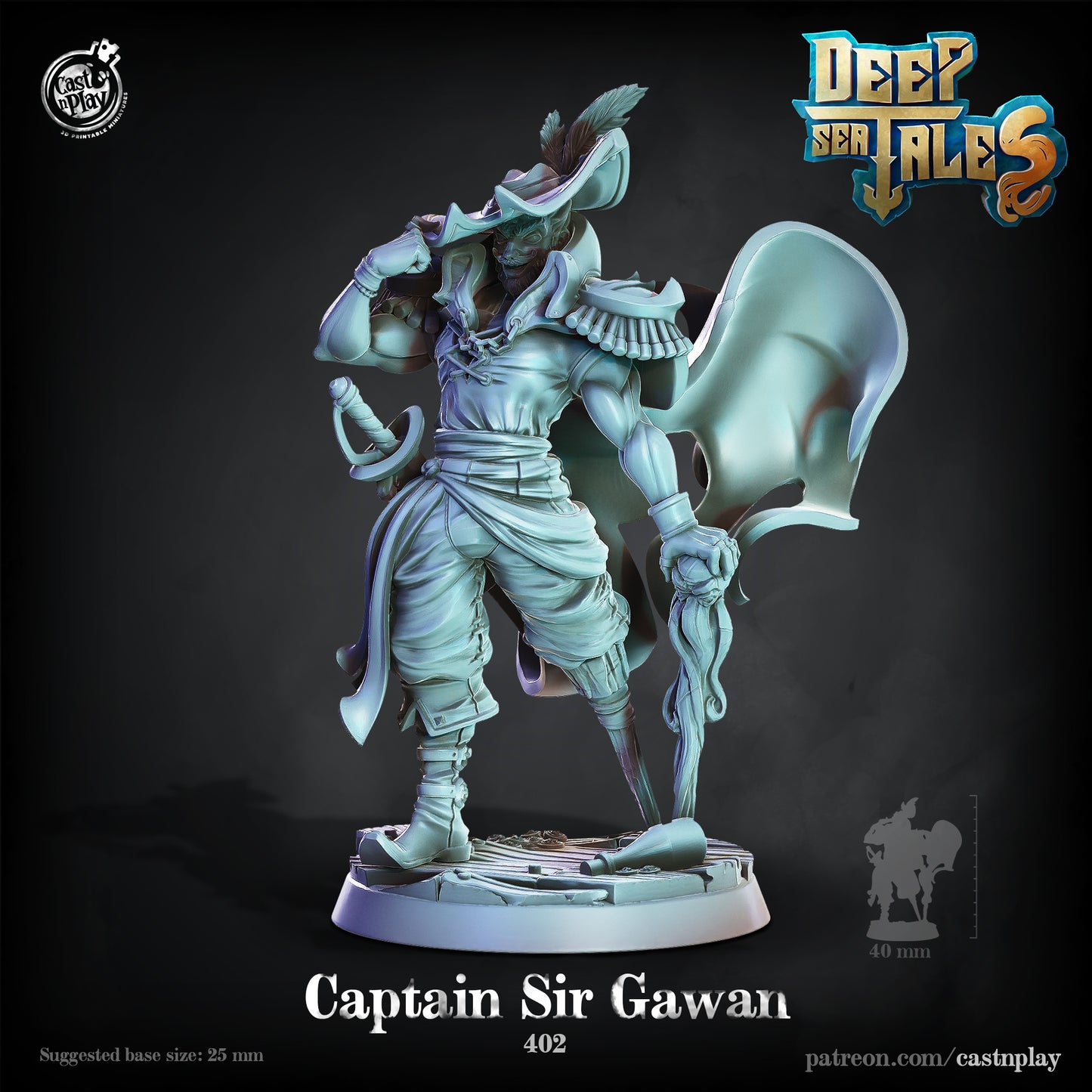 Cast 2 Release - Resin Miniature - Tabletop miniature - Fantasy Miniature - 32mm - D&D - Aug 21