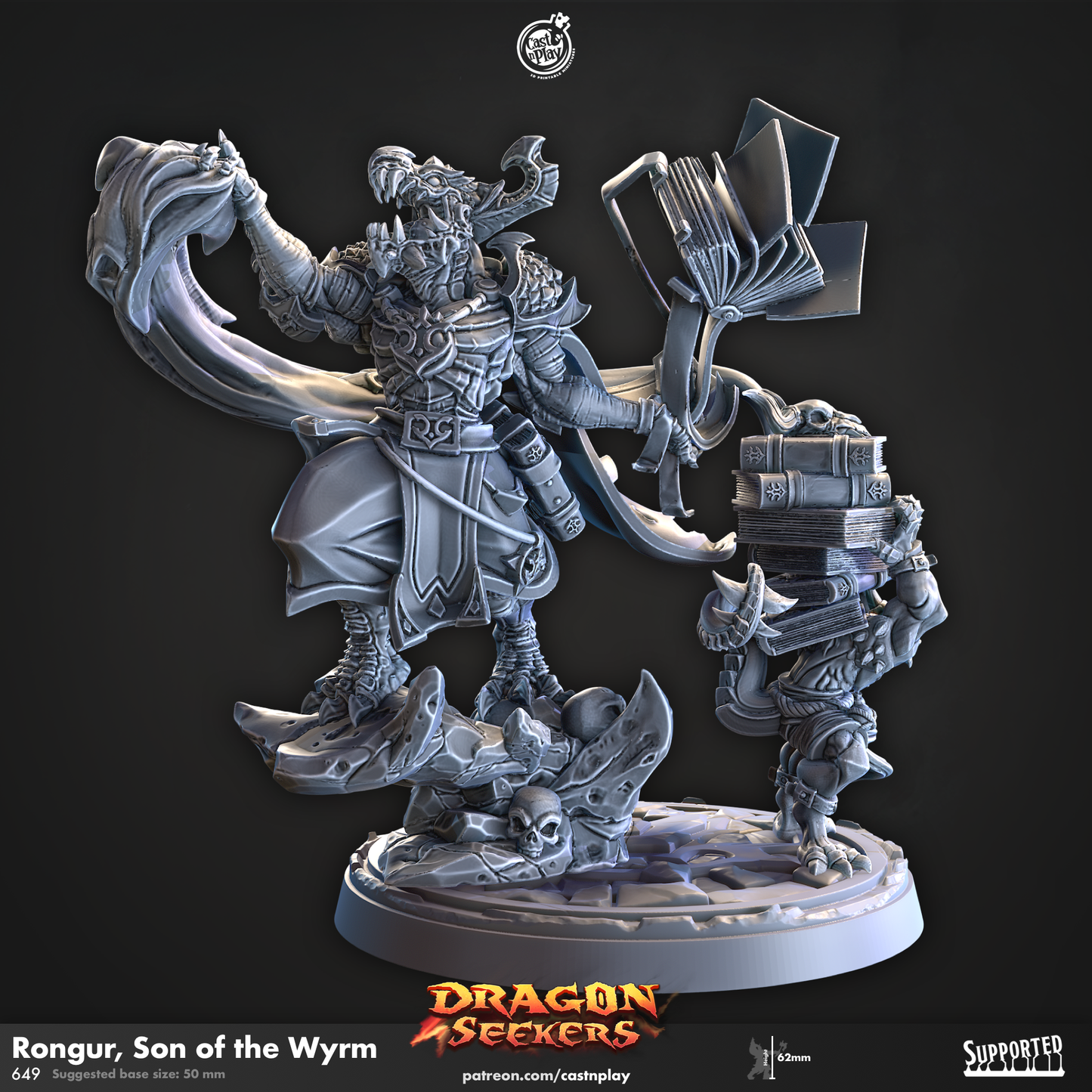 Cast 4 Release - Resin Miniature - Tabletop miniature - Fantasy Miniature - 32mm - D&D - Aug 23 (Copy)
