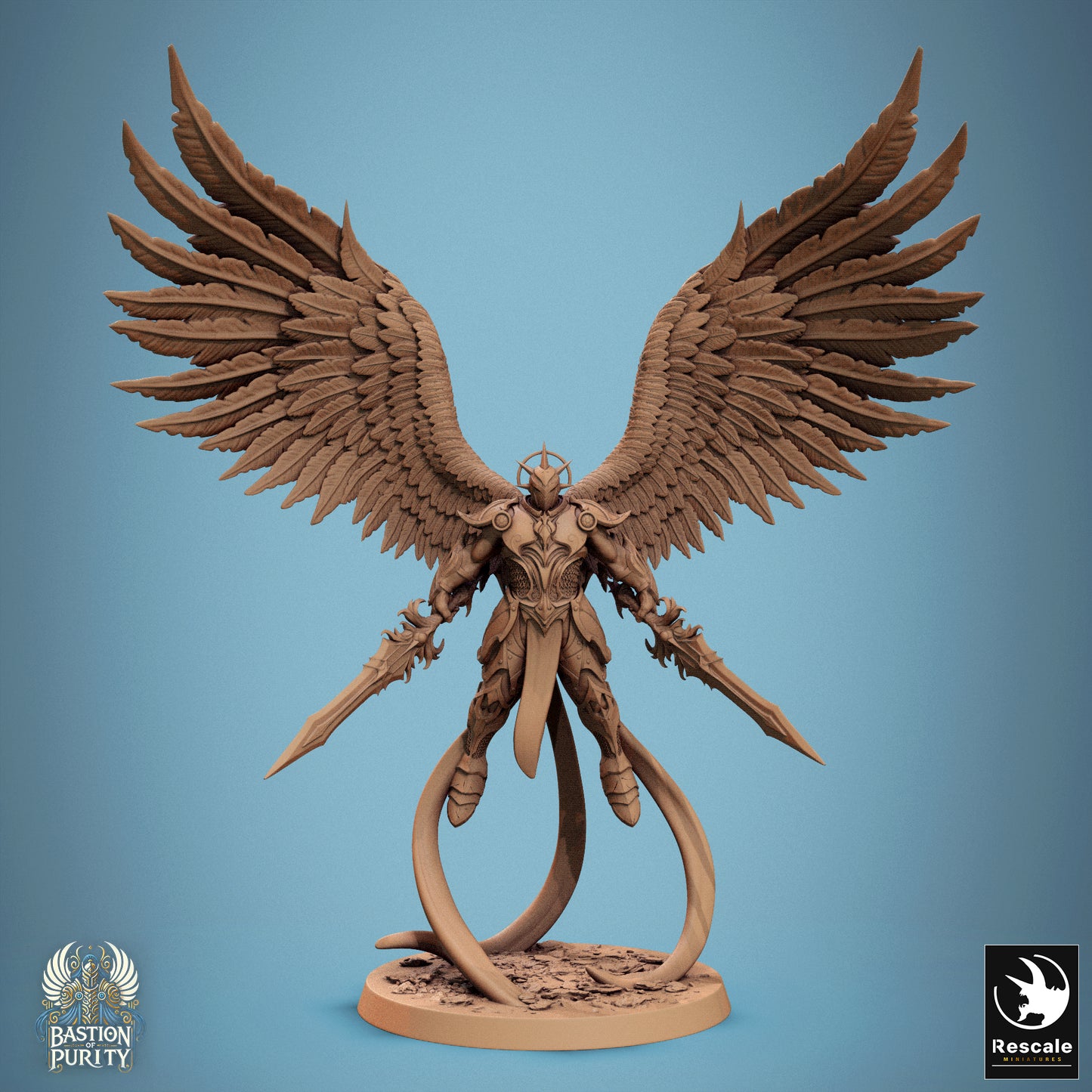 Aurelian Skyblade - Resin Miniature - Tabletop miniature - Fantasy Miniature - 32mm - D&D - Sci-fi Miniature - Rescale