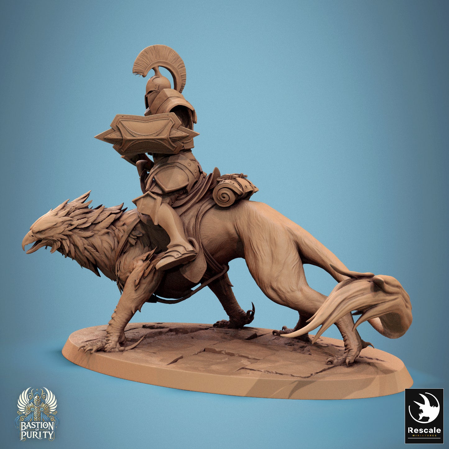 Gryph - Warriors - Resin Miniature - Tabletop miniature - Fantasy Miniature - 32mm - D&D - Sci-fi Miniature - Papsikel