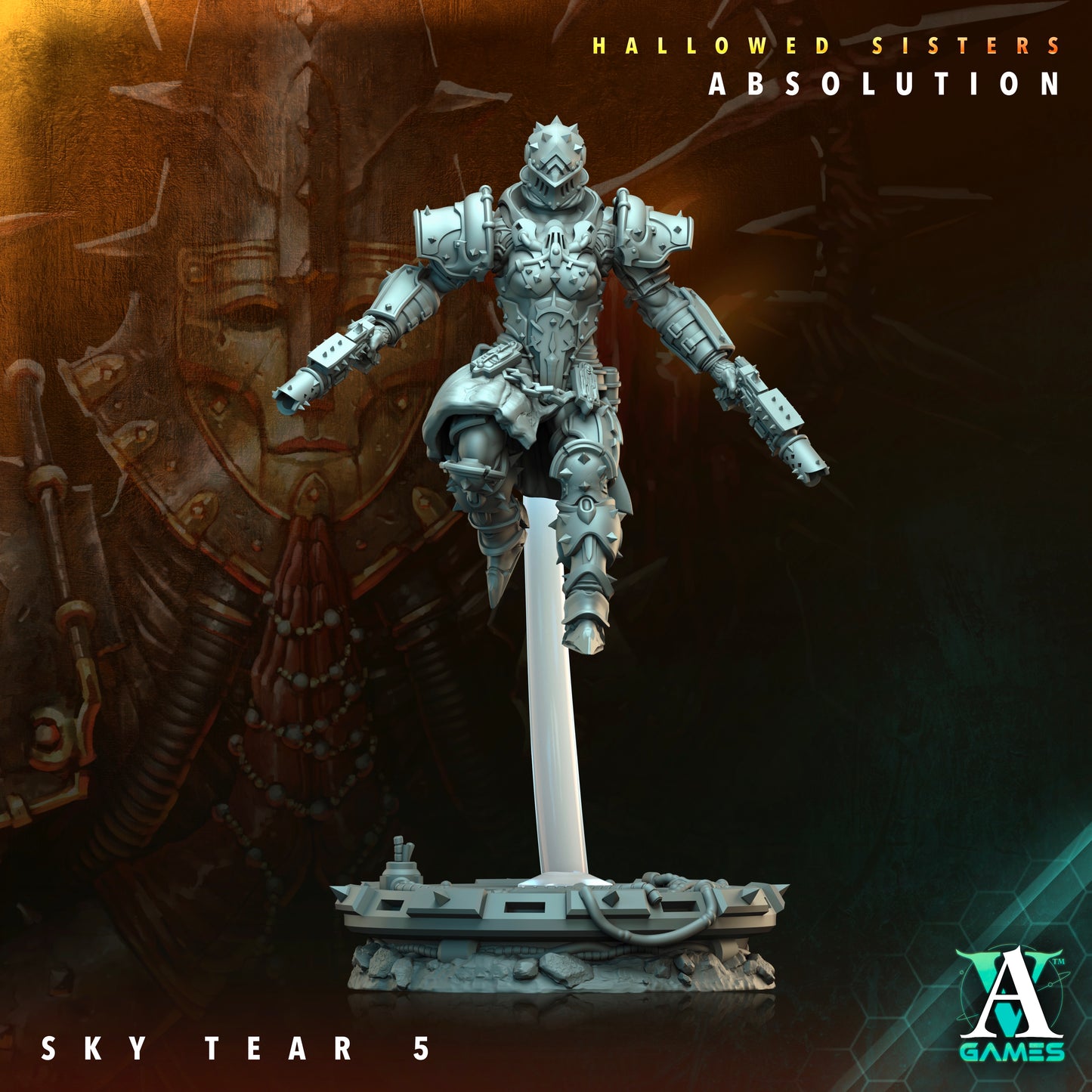 Skytear - 3D Printed Miniature - Fantasy Miniature -Tabletop Miniature - Tabletop Miniature - D&D (Copy)