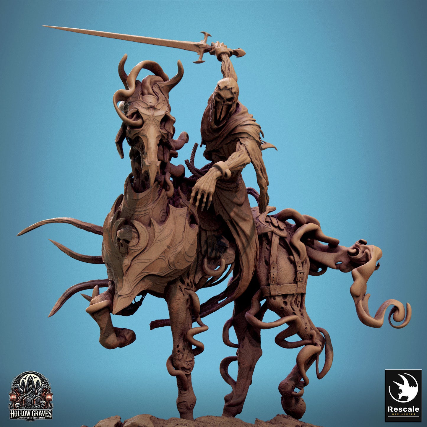 Doomstride - Resin Miniature - Tabletop miniature - Fantasy Miniature - 32mm - D&D - Sci-fi Miniature - Rescale