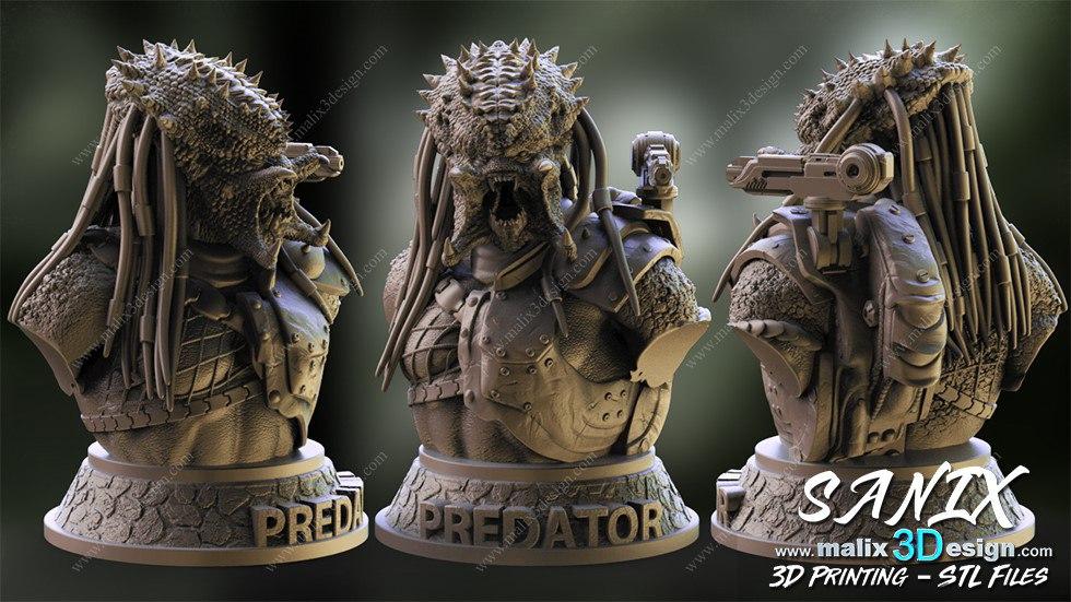 Predator Bust 100mm