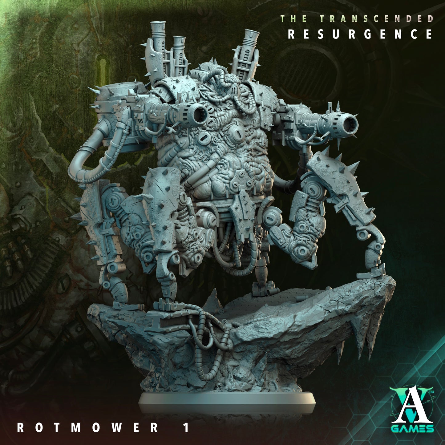Rotmower - 3D Printed Miniature - Fantasy Miniature -Tabletop Miniature - Tabletop Miniature - D&D (Copy)