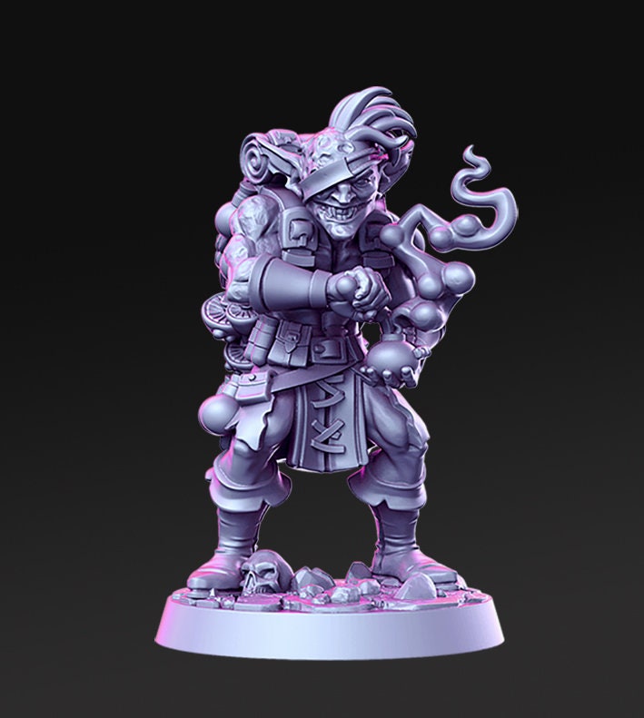 Buzznaz - 3D Printed Miniature - Fantasy Miniature -Tabletop Miniature - Tabletop Miniature - D&D - RN Estudio