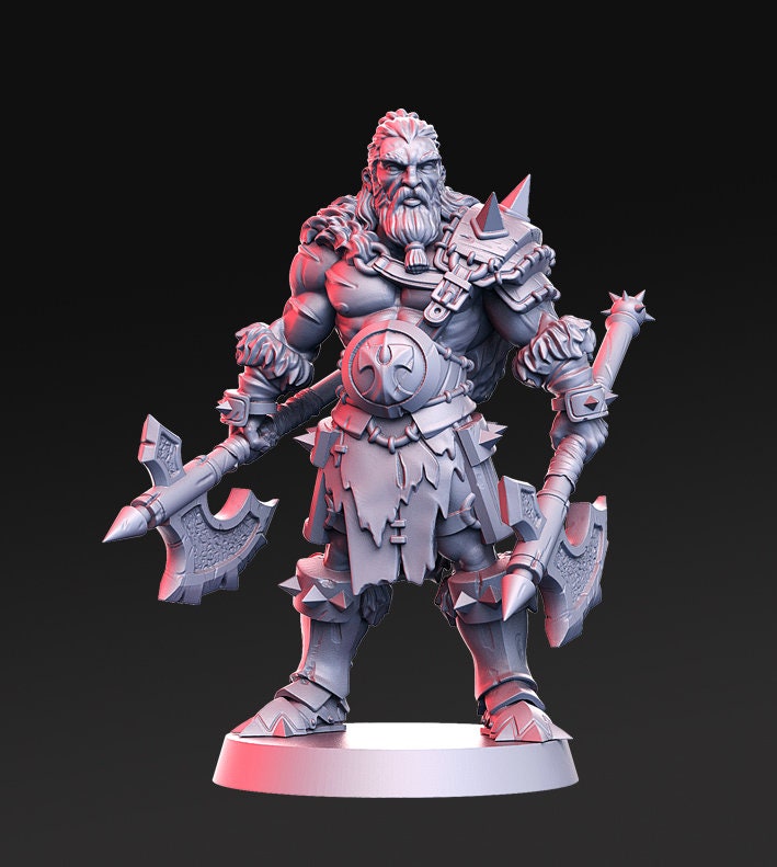 Einar - 3D Printed Miniature - Fantasy Miniature -Tabletop Miniature - Tabletop Miniature - D&D - RN Estudio