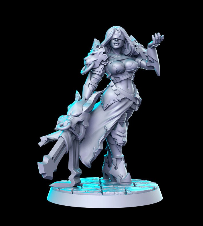 Landa - 3D Printed Miniature - Fantasy Miniature -Tabletop Miniature - D&D - warhammer - RN Estudio