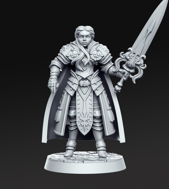 Agnes - 3D Printed Miniature - Fantasy Miniature -Tabletop Miniature - Tabletop Miniature - D&D - RN Estudio