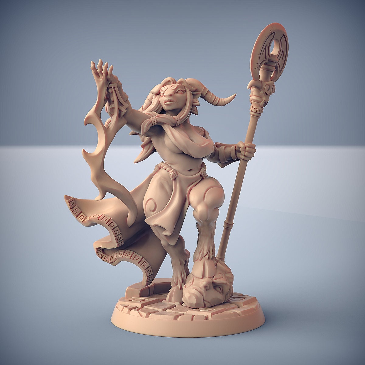 Taura - Tabletop miniature - Fantasy - 32mm - D&D Resin Miniature - Artisan Guild