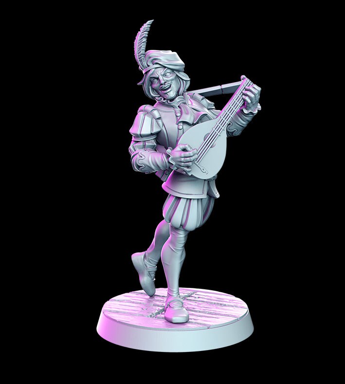 Delionne - 3D Printed Miniature - Fantasy Miniature -Tabletop Miniature - resin miniature - D&D - RN Estudio