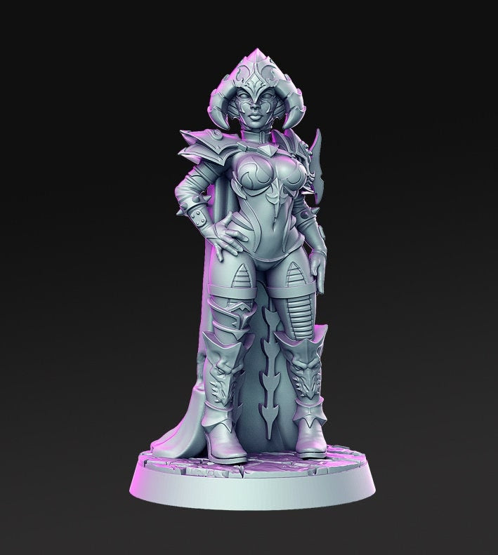 Karitza - 3D Printed Miniature - Fantasy Miniature -Tabletop Miniature - resin miniature - D&D - RN Estudio