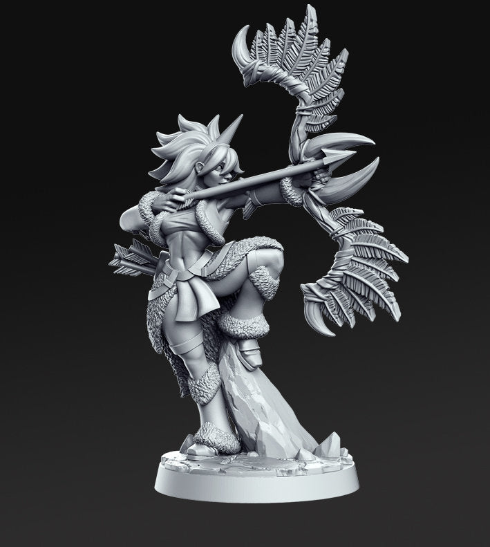 Kira - 3D Printed Miniature - Fantasy Miniature -Tabletop Miniature - resin miniature - D&D - RN Estudio