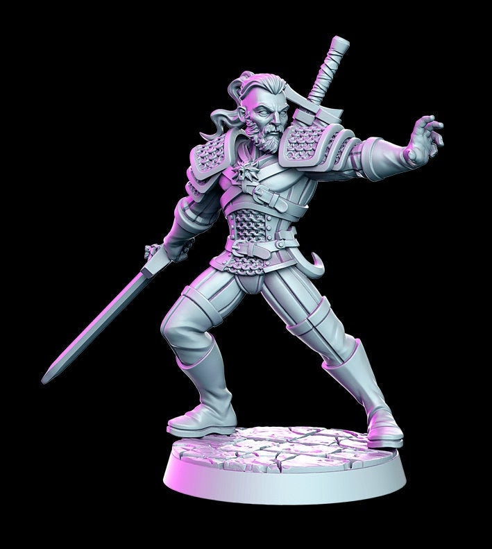 Ravhald - 3D Printed Miniature - Fantasy Miniature -Tabletop Miniature - resin miniature - D&D - RN Estudio