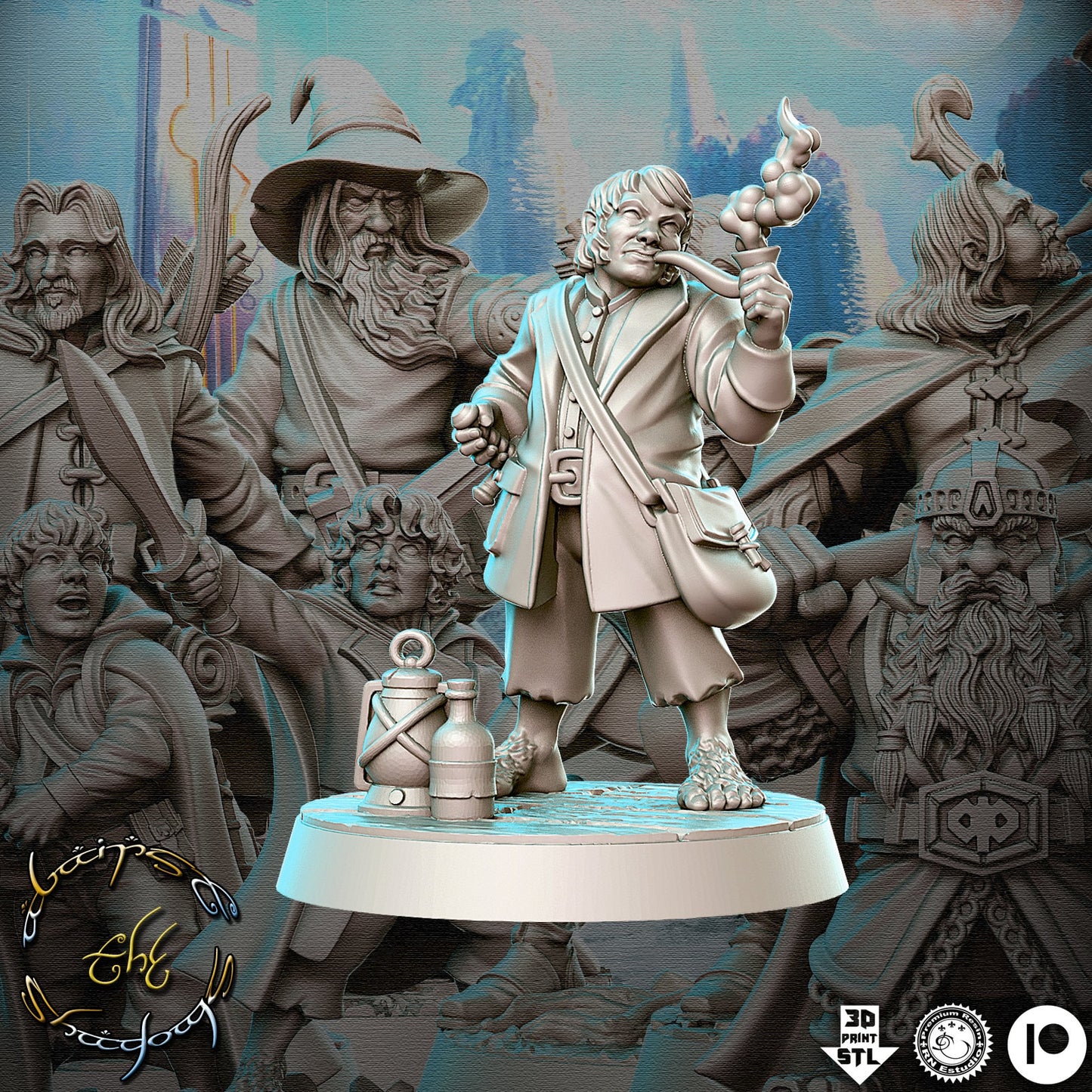 Rosco - 3D Printed Miniature - Fantasy Miniature -Tabletop Miniature - resin miniature - D&D - RN Estudio
