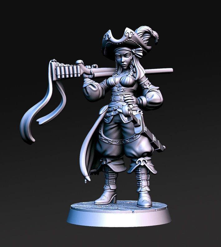 Stella Marissa - 3D Printed Miniature - Fantasy Miniature -Tabletop Miniature - resin miniature - D&D - RN Estudio