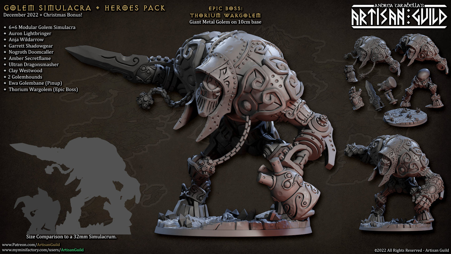 Thorium - Tabletop miniature - Fantasy - 32mm - D&D Resin Miniature - Artisan Guild