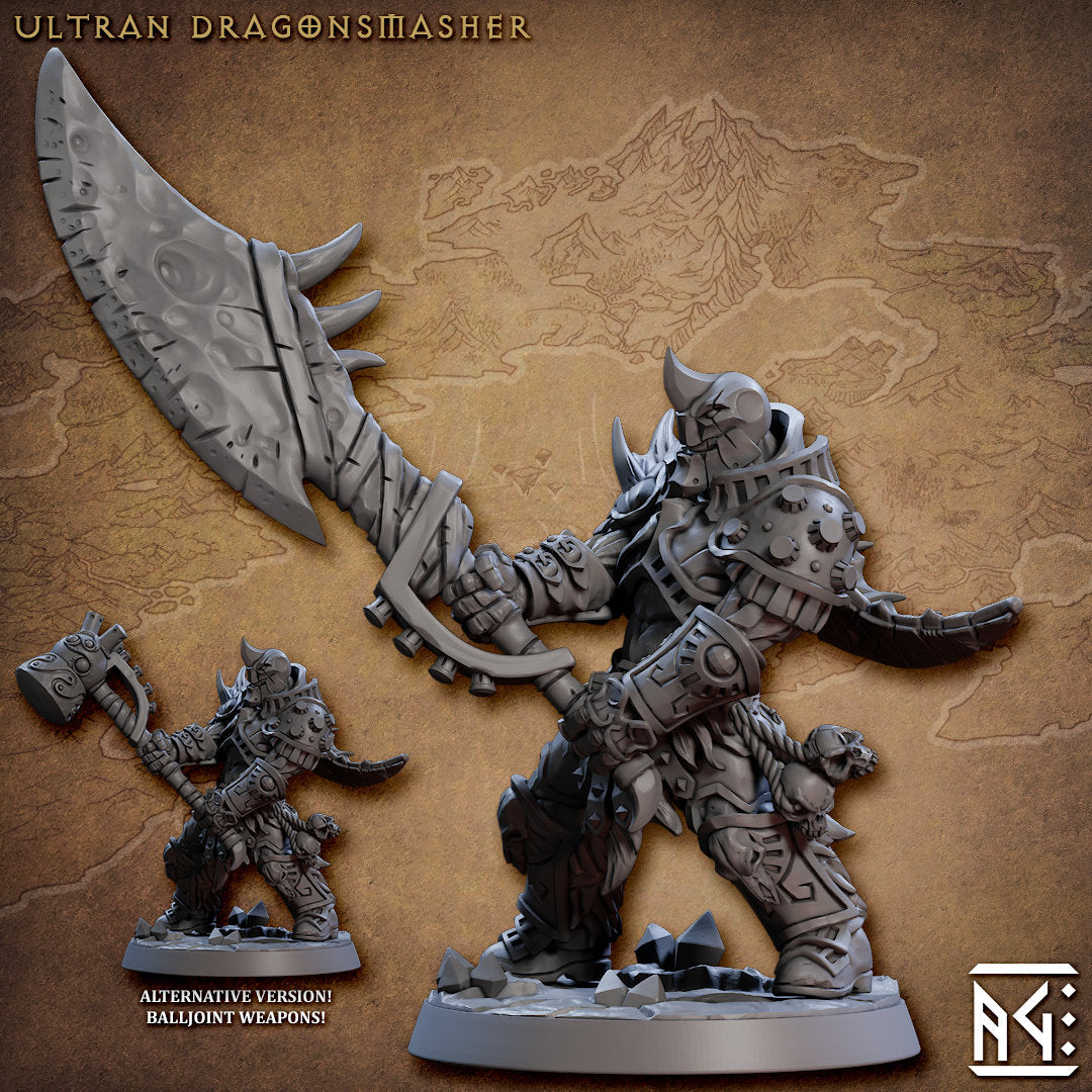 Ultran - Tabletop miniature - Fantasy - 32mm - D&D Resin Miniature - Artisan Guild