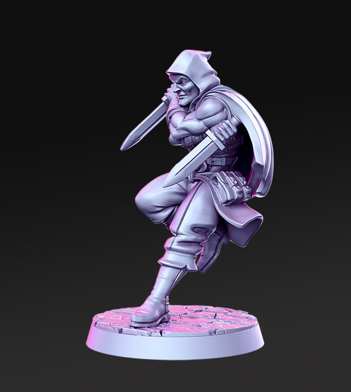 Wiltram - 3D Printed Miniature - Fantasy Miniature -Tabletop Miniature - resin miniature - D&D - RN Estudio