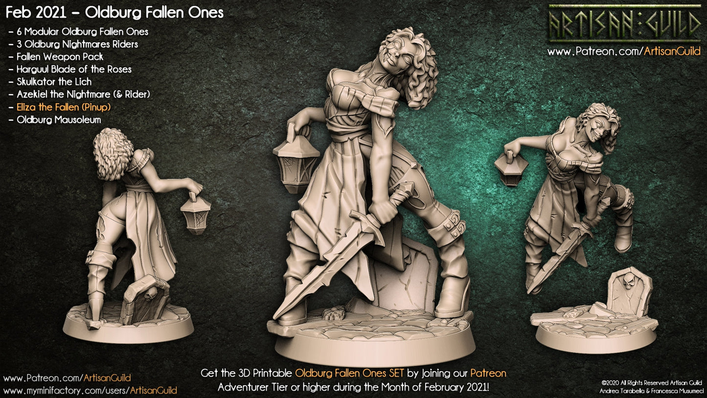 Elisa - Tabletop miniature - Fantasy miniature - 32mm Miniature - D&D - Resin Miniature - Artisan Guild