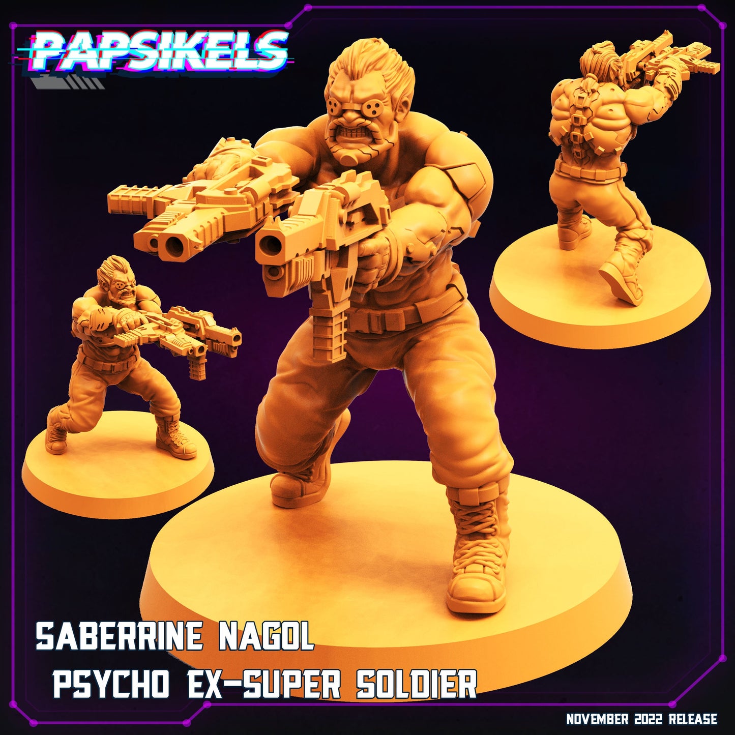 Saberrine - Resin Miniature - Tabletop miniature - Fantasy Miniature - 32mm - D&D - Sci-fi Miniature - Papsikel