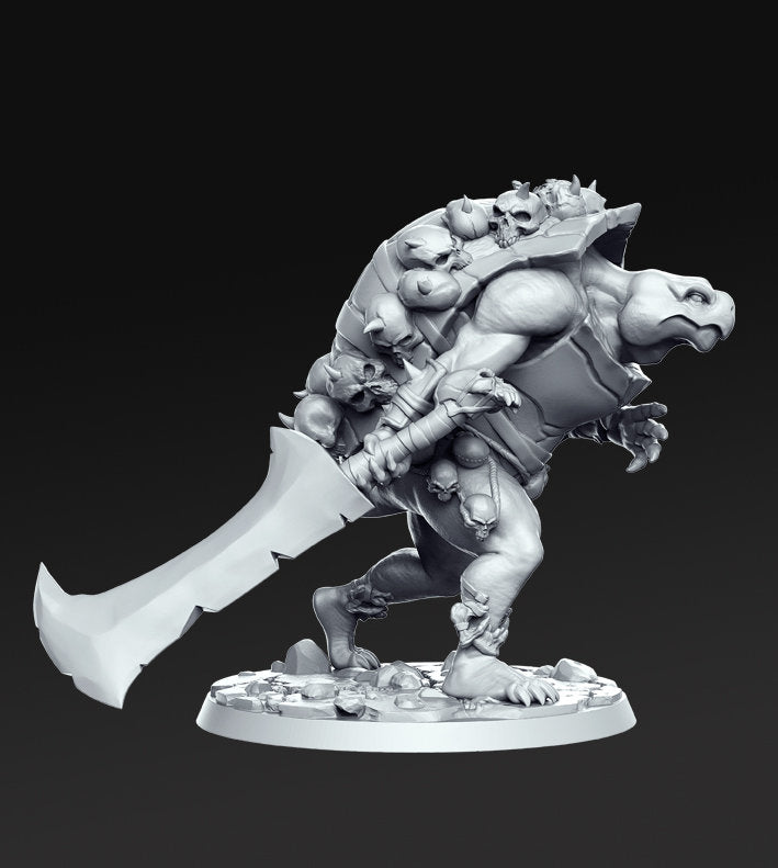 Kurgh - 3D Printed Miniature - Fantasy Miniature -Tabletop Miniature - resin miniature - D&D - RN Estudio