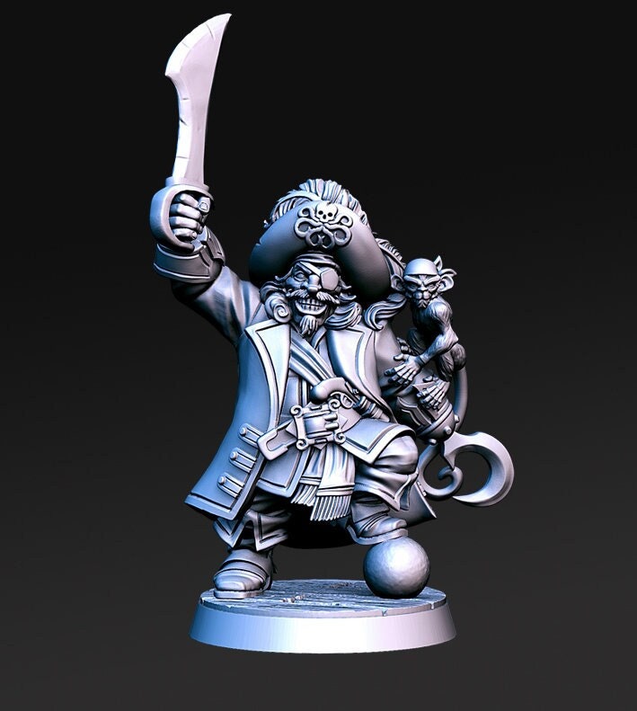 Madolff 1 - 3D Printed Miniature - Fantasy Miniature -Tabletop Miniature - resin miniature - D&D - RN Estudio DnD