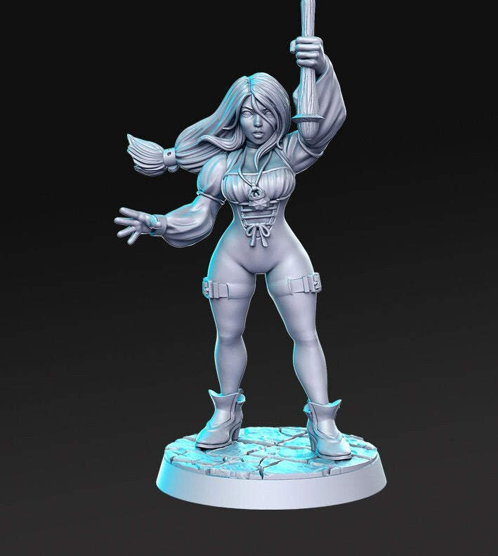 Seila - 3D Printed Miniature - Fantasy Miniature -Tabletop Miniature - resin miniature - D&D - RN Estudio
