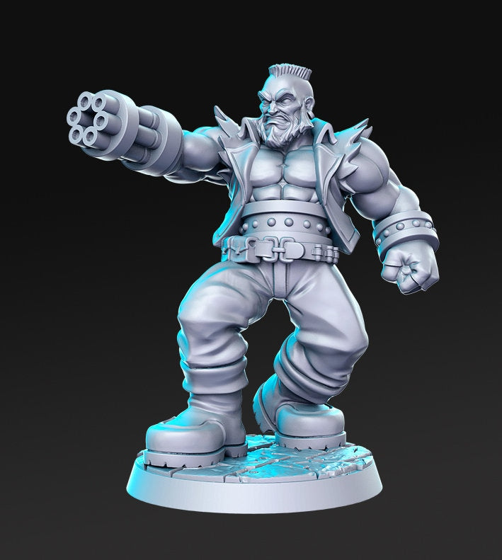 William Barr - 3D Printed Miniature - Fantasy Miniature -Tabletop Miniature - resin miniature - D&D - RN Estudio