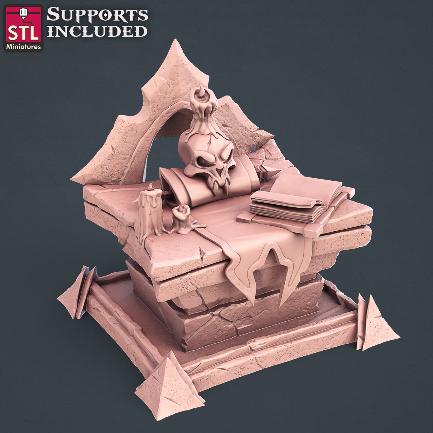 Sacrifice Altar - Tabletop miniature - Fantasy - 32mm - D&D Resin Miniature