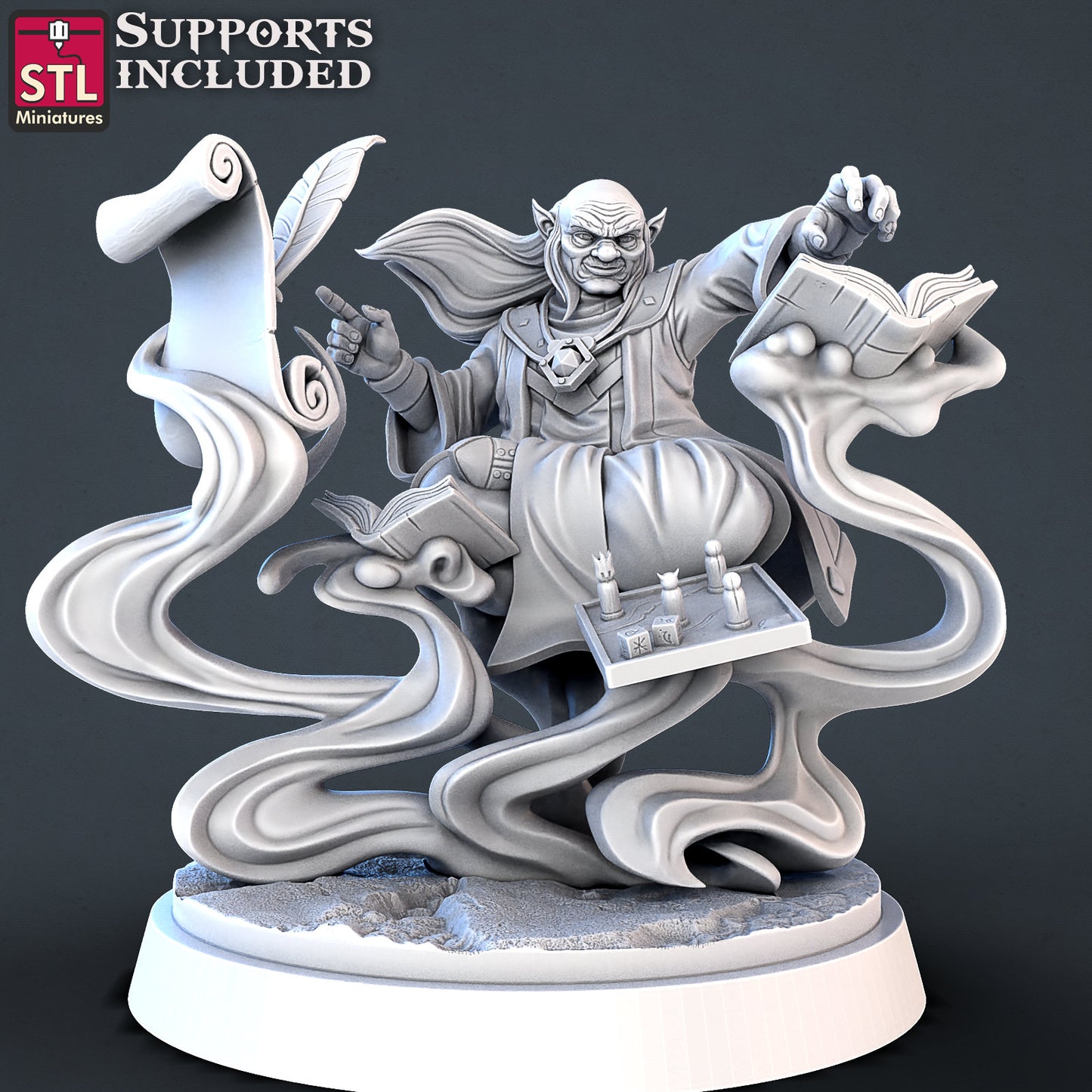 DnD Tribute Dungeon Master - Tabletop miniature - Fantasy - 32mm - D&D Resin Miniature