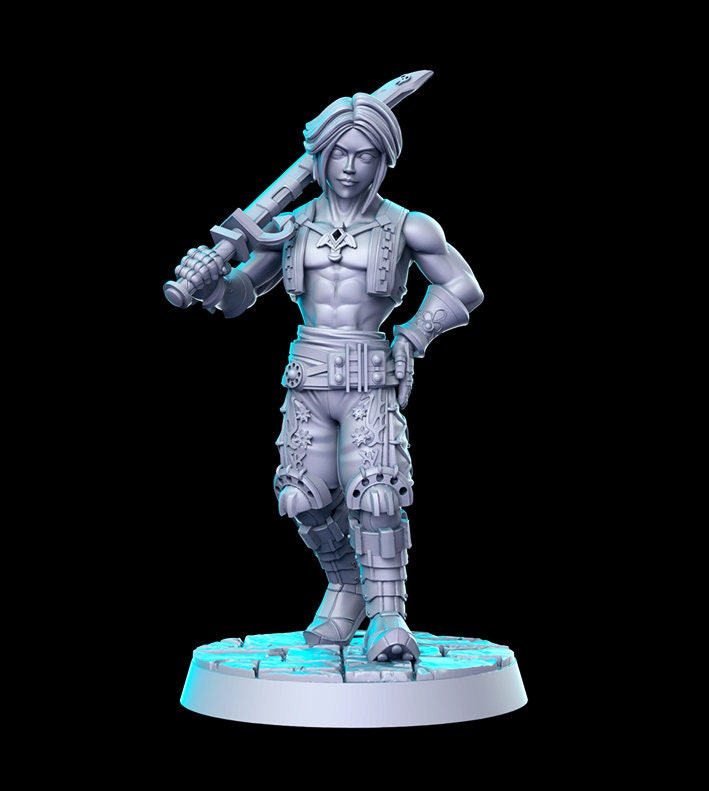Vaan - 3D Printed Miniature - Fantasy Miniature -Tabletop Miniature - resin miniature - D&D - RN Estudio