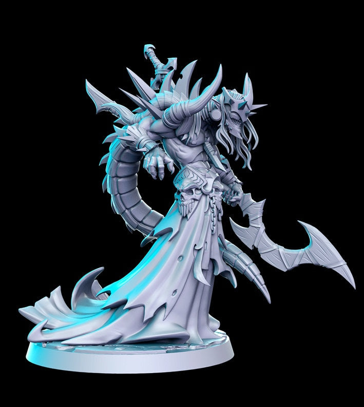 Kujla Necromancer - 3D Printed Miniature - Fantasy Miniature -Tabletop Miniature - resin miniature - D&D - RN Estudio