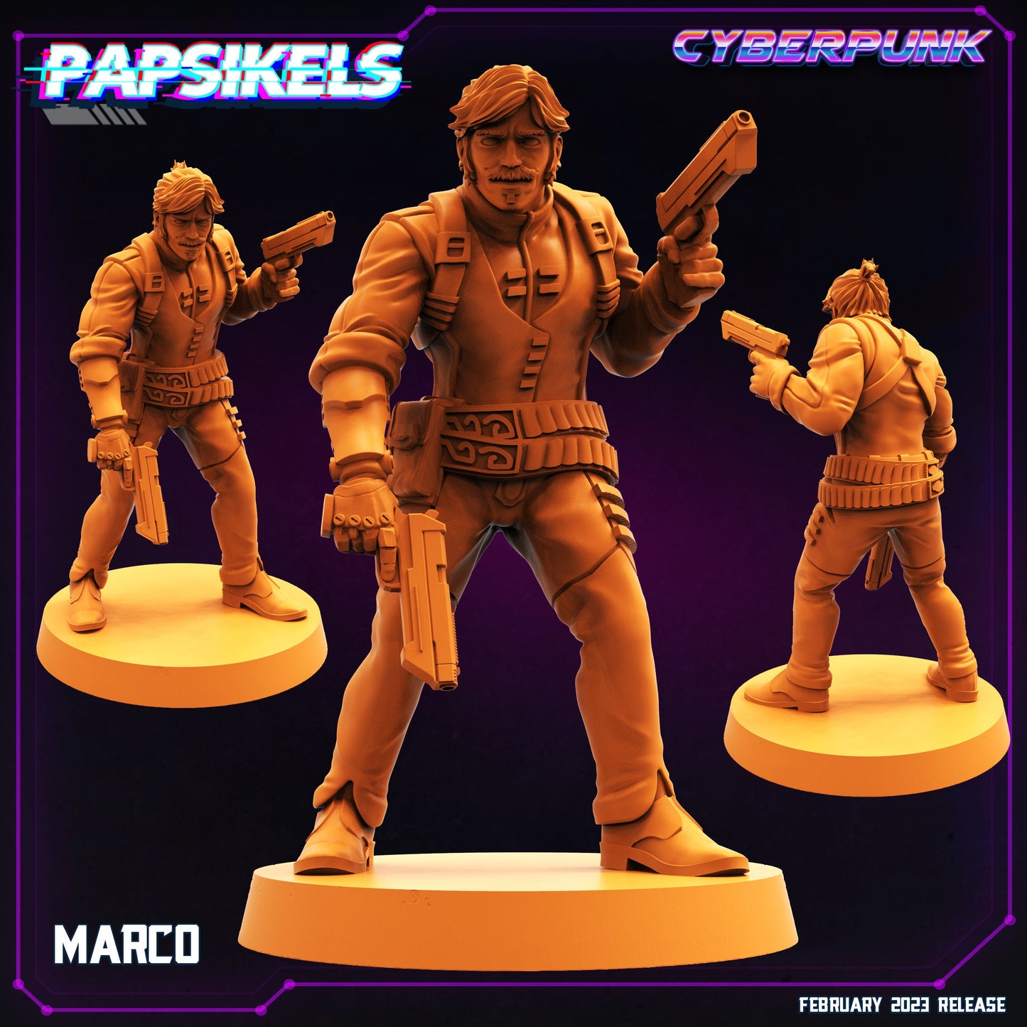 Marco - Resin Miniature - Tabletop miniature - Fantasy Miniature - 32mm - D&D - Sci-fi Miniature - Papsikel