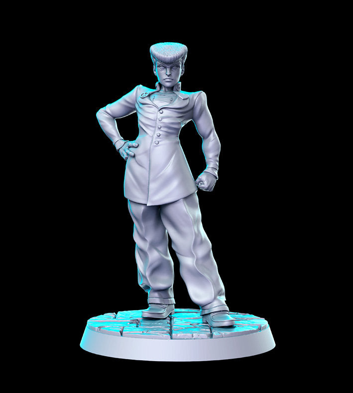 Josuke - 3D Printed Miniature - Fantasy Miniature -Tabletop Miniature - Tabletop Miniature - D&D - RN Estudio