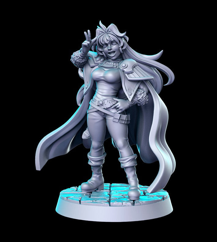 Rina - 3D Printed Miniature - Fantasy Miniature -Tabletop Miniature - Tabletop Miniature - D&D - RN Estudio