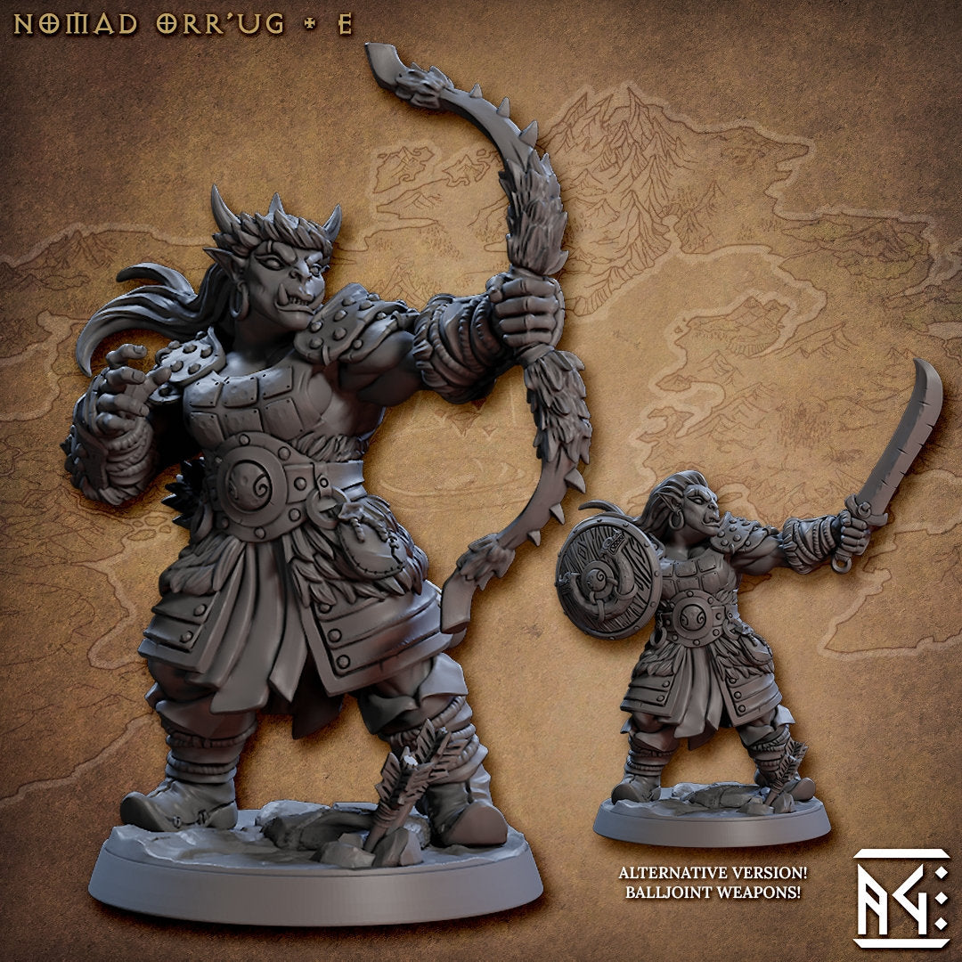 Nomads - Tabletop miniature - Fantasy - 32mm - D&D Resin Miniature - Artisan Guild