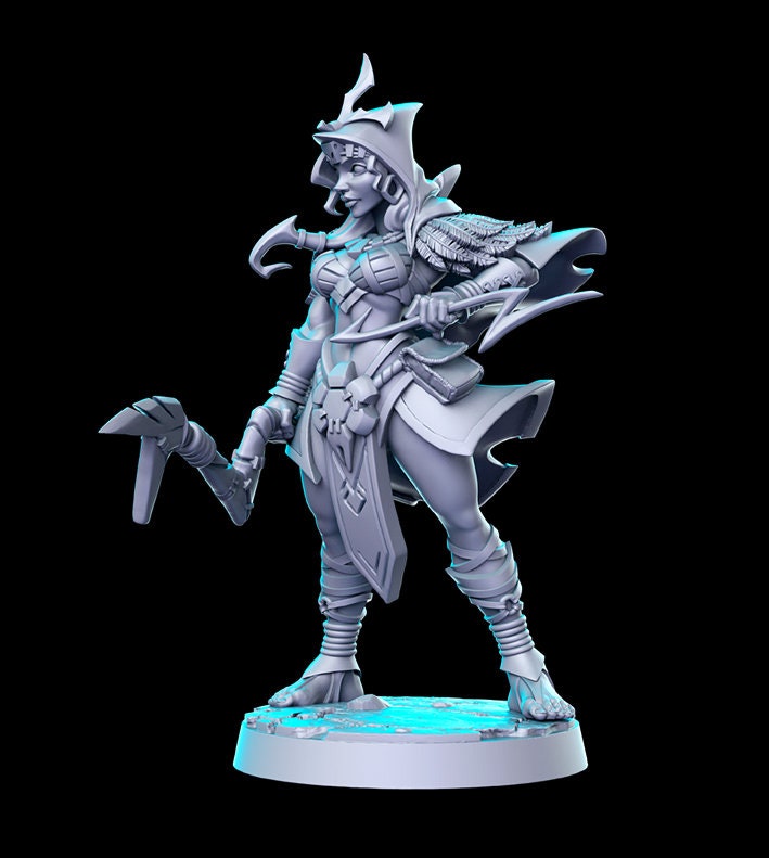 Seeker - 3D Printed Miniature - Fantasy Miniature -Tabletop Miniature - Tabletop Miniature - D&D - RN Estudio