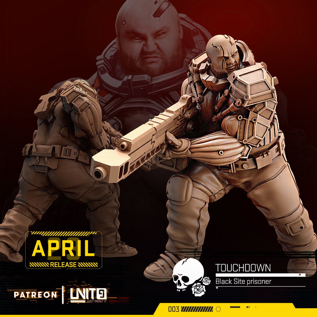 Touchdown - Tabletop miniature - Fantasy - 32mm - D&D Resin Miniature