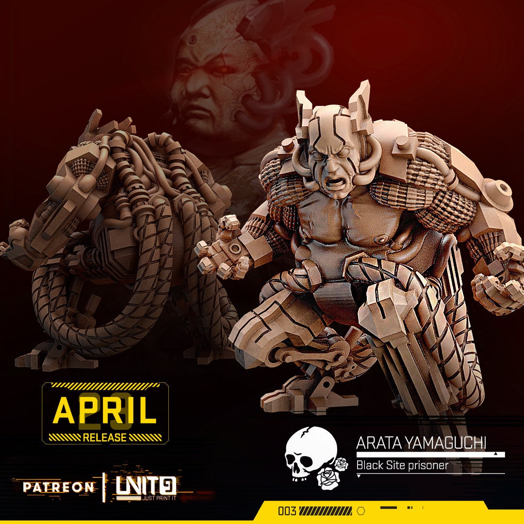 Yamaguchi - Tabletop miniature - Fantasy - 32mm - D&D Resin Miniature