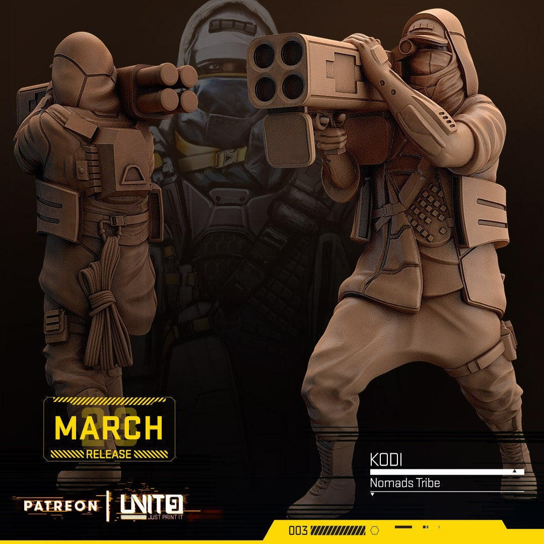 Kodi - Tabletop miniature - Fantasy - 32mm - D&D Resin Miniature