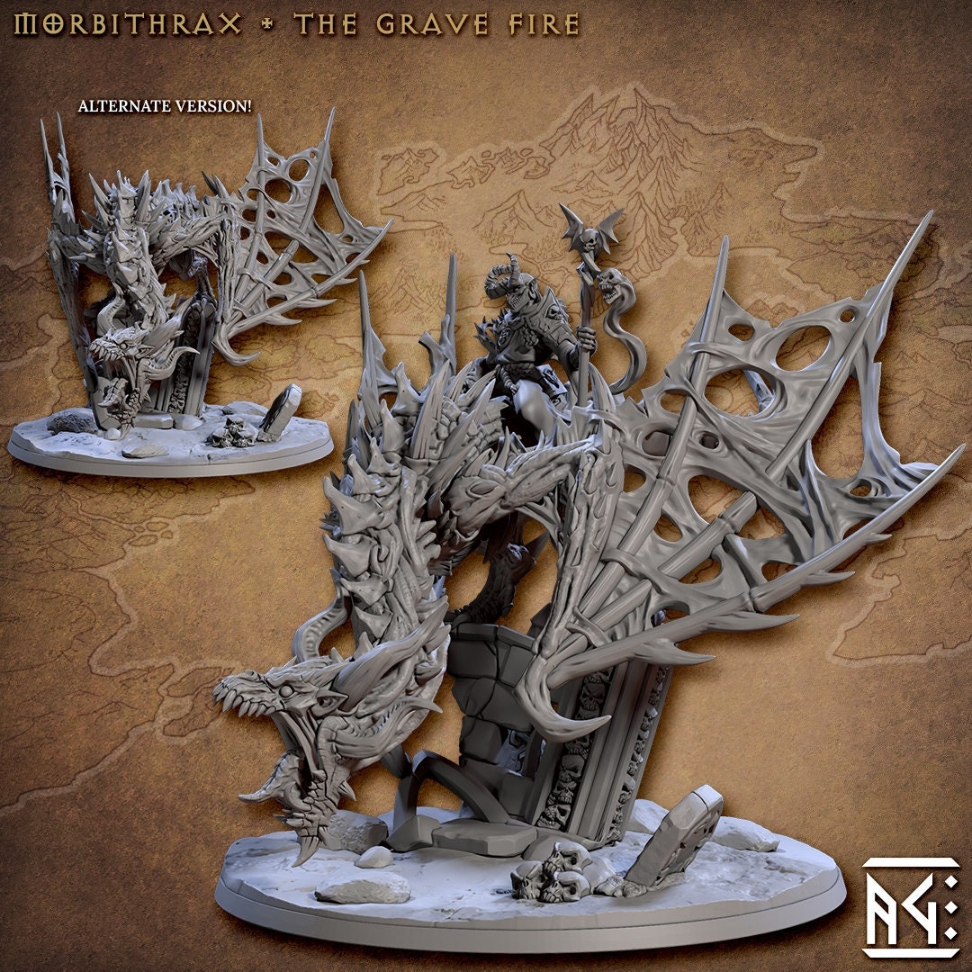 Morbithrax - Tabletop miniature - Fantasy - 32mm - D&D Resin Miniature - Artisan Guild