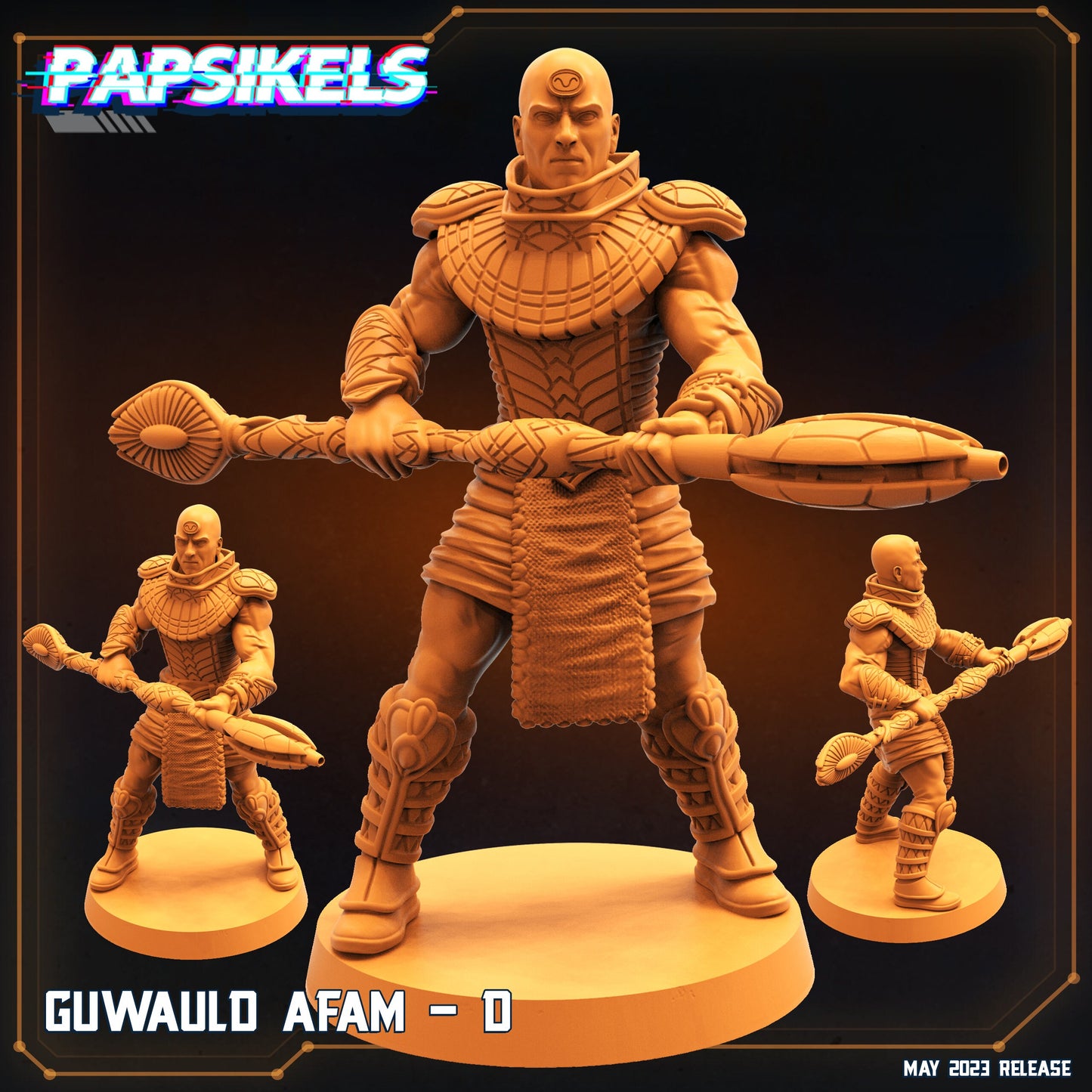 Guwauld - Resin Miniature - Tabletop miniature - Fantasy Miniature - 32mm - D&D - Sci-fi Miniature - Papsikel