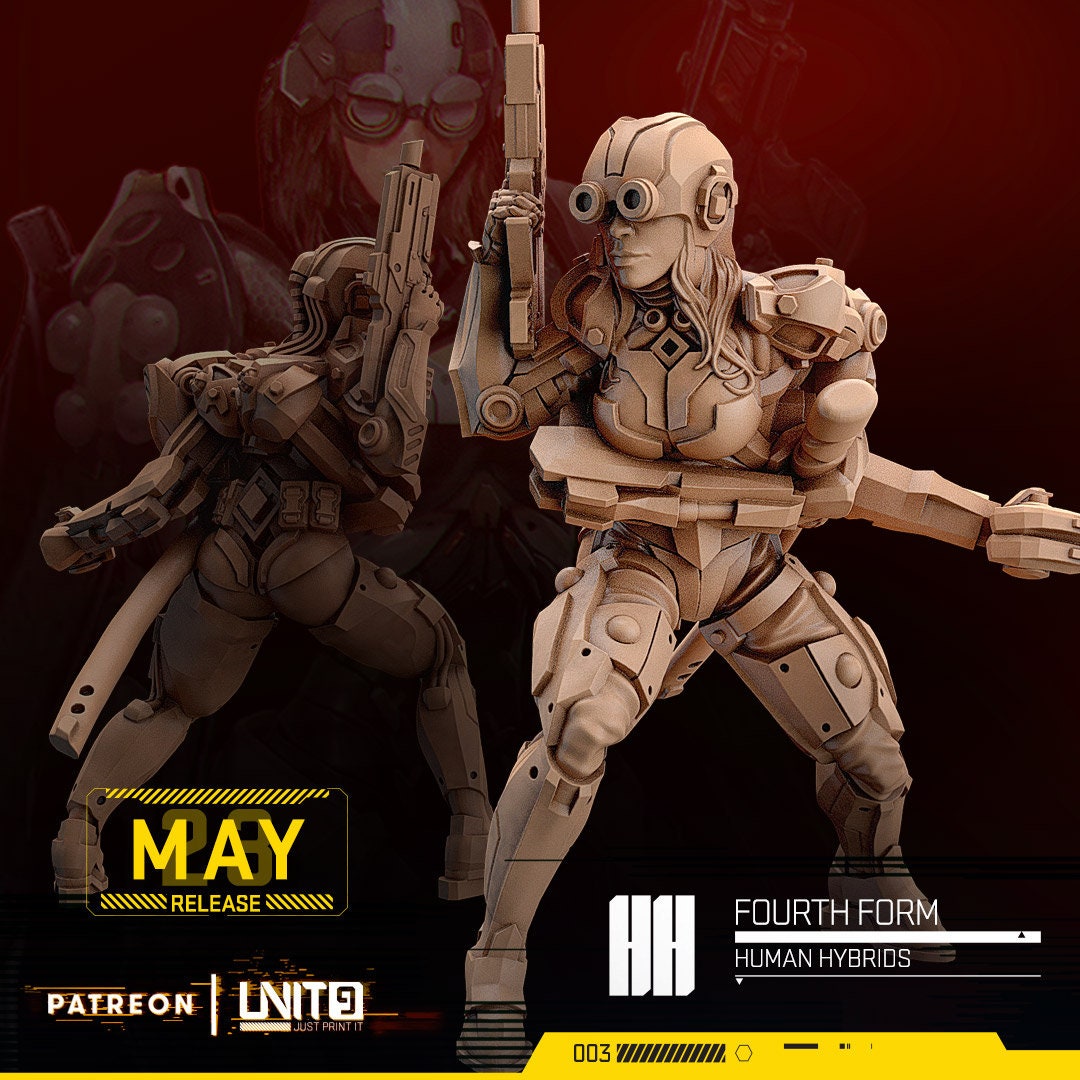 Fourth Form - Tabletop miniature - Fantasy - 32mm - D&D Resin Miniature