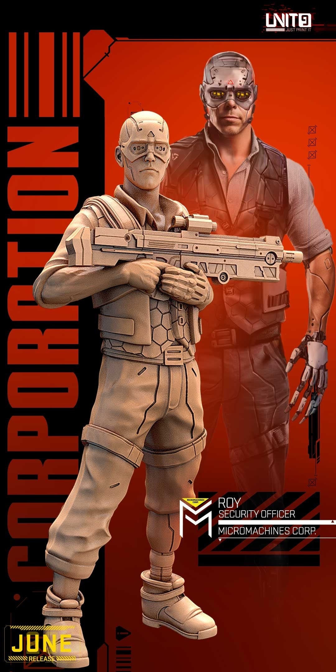 Roy - Tabletop miniature - Fantasy - 32mm - D&D Resin Miniature