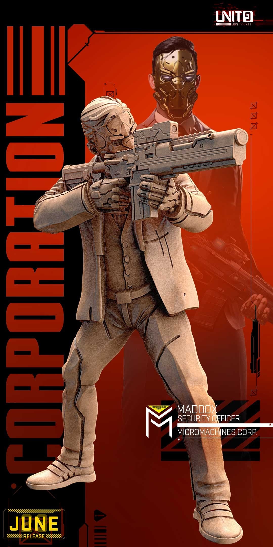 Maddox - Tabletop miniature - Fantasy - 32mm - D&D Resin Miniature