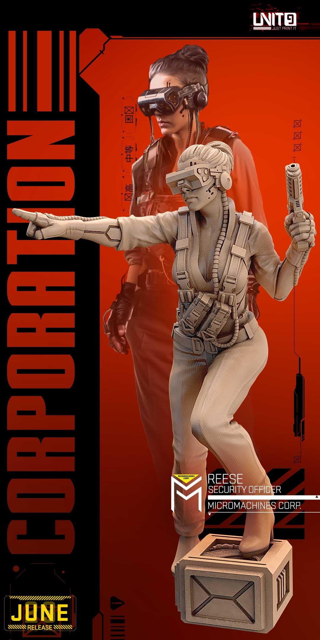 Reese - Tabletop miniature - Fantasy - 32mm - D&D Resin Miniature