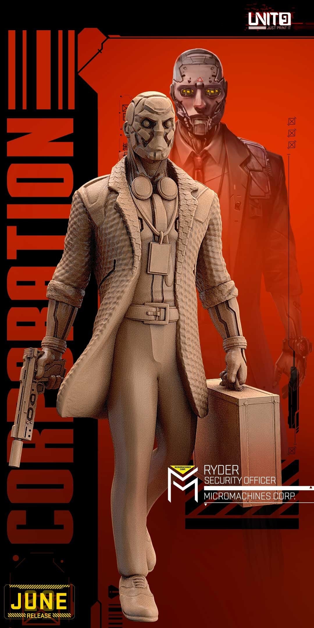 Ryder - Tabletop miniature - Fantasy - 32mm - D&D Resin Miniature