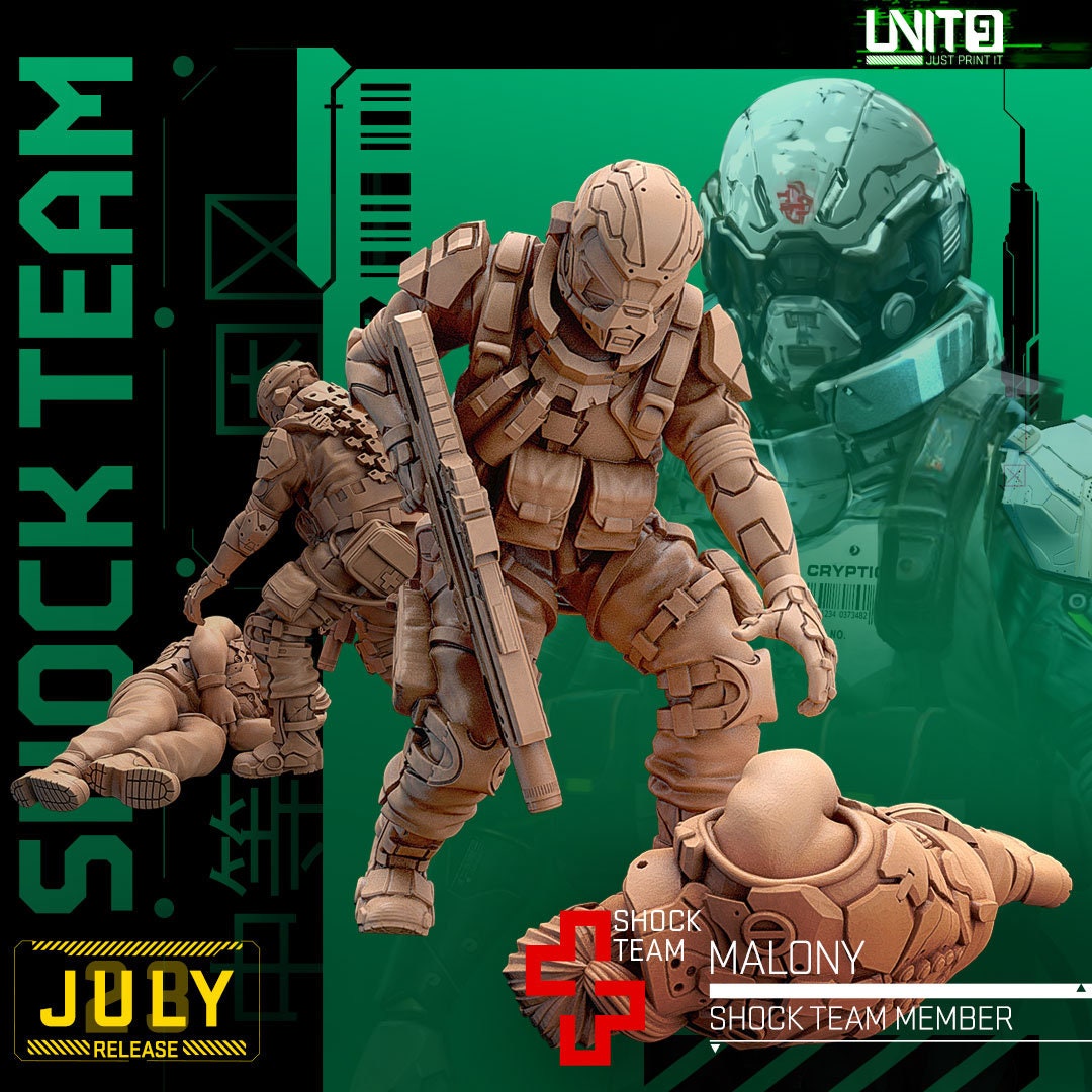 Malony - Tabletop miniature - Fantasy - 32mm - D&D Resin Miniature