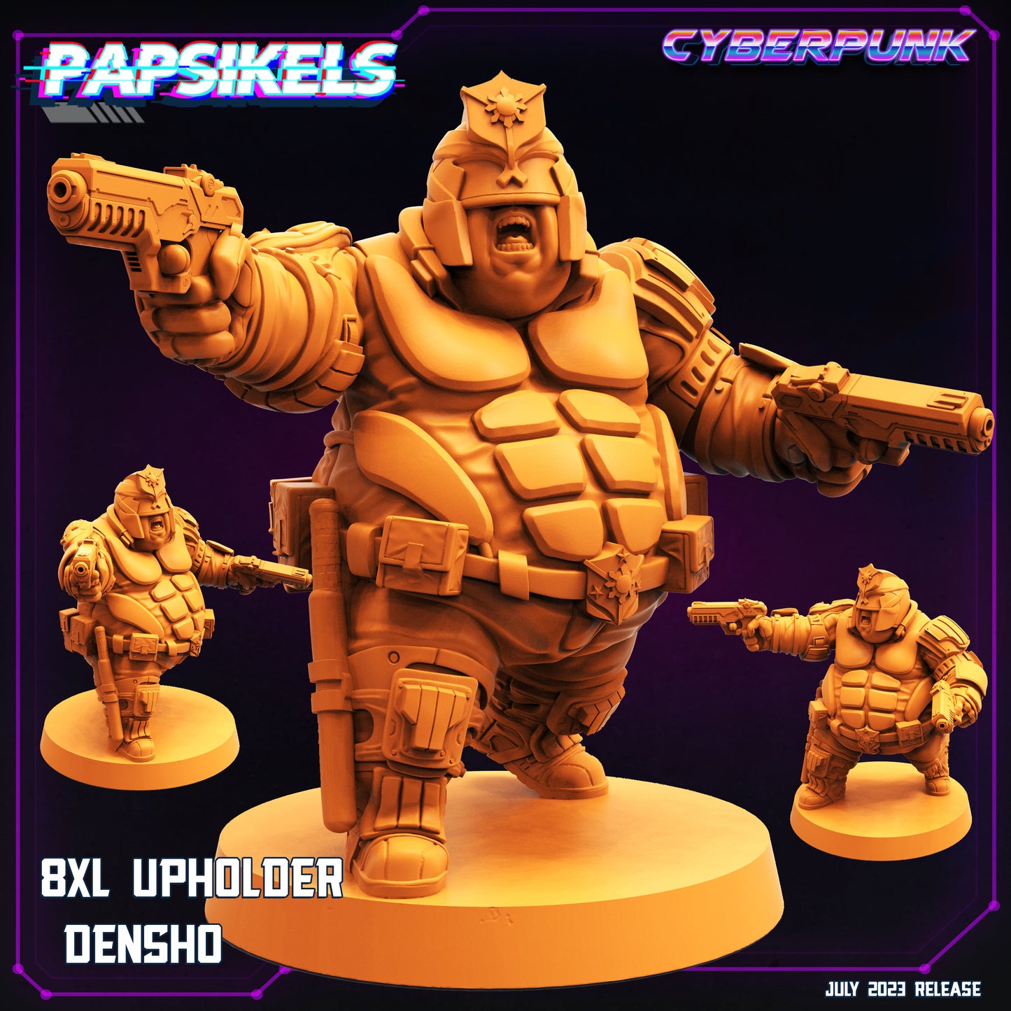 Densho - Resin Miniature - Tabletop miniature - Fantasy Miniature - 32mm - D&D - Sci-fi Miniature - Papsikel