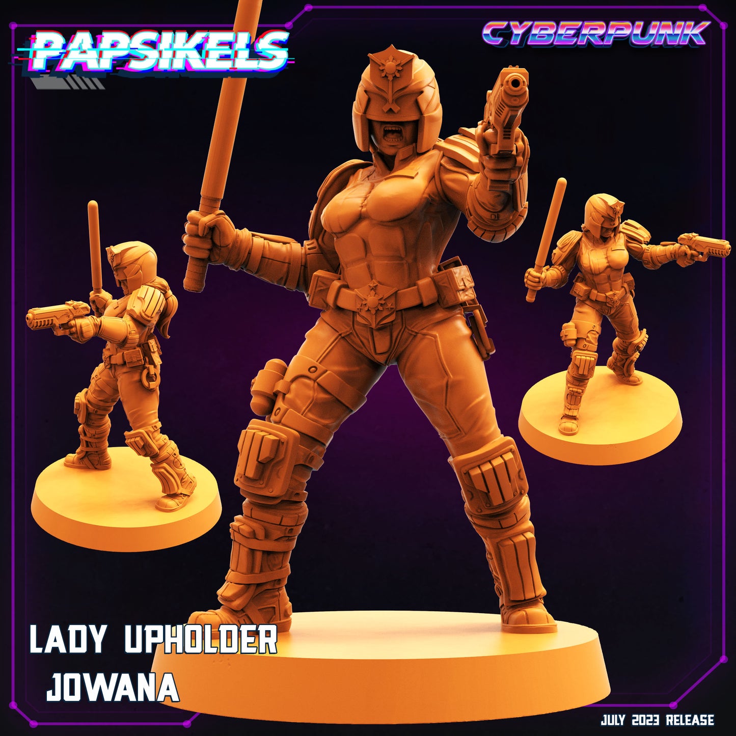 Jowana - Resin Miniature - Tabletop miniature - Fantasy Miniature - 32mm - D&D - Sci-fi Miniature - Papsikel